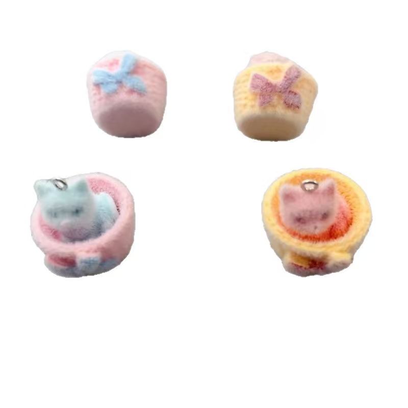 4pcs 3D plush resin cat pendan - đánh giá và giá Resin Art Materials Kit