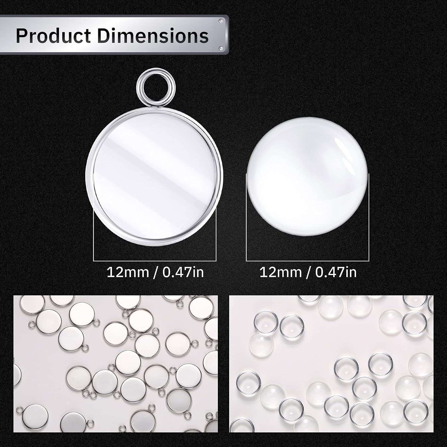 20 Pieces Stainless Steel Roun - đánh giá và giá Resin Art Materials Kit