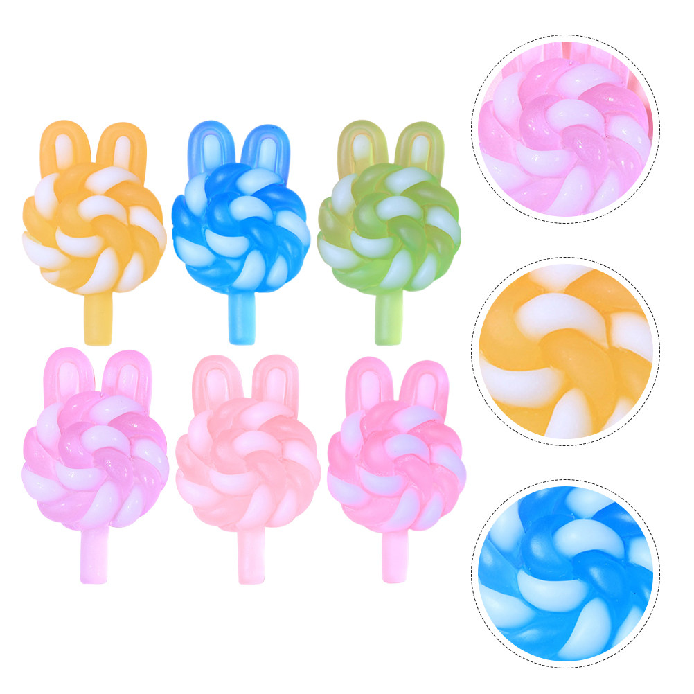 24Pcs Cute Cartoon Lollipop Ch - đánh giá và giá Resin Art Materials Kit
