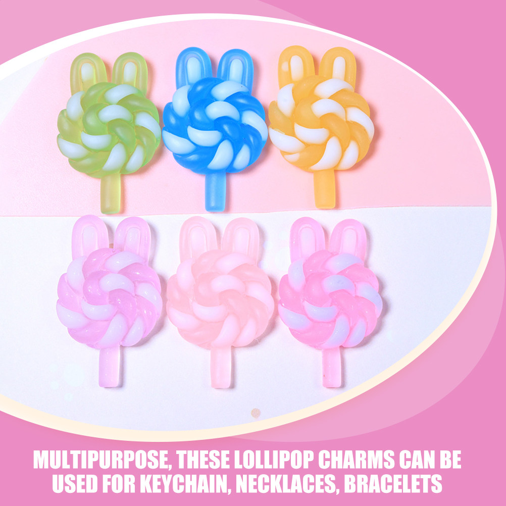 24Pcs Cute Cartoon Lollipop Ch - đánh giá và giá Resin Art Materials Kit