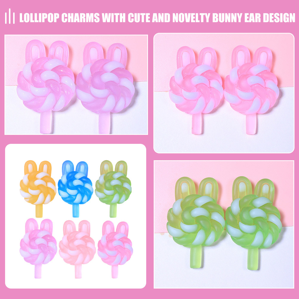 24Pcs Cute Cartoon Lollipop Ch - đánh giá và giá Resin Art Materials Kit