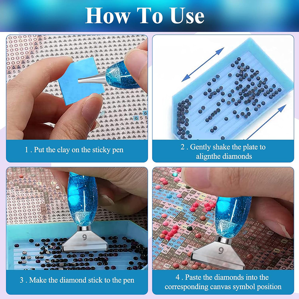 Resin Diamond Painting Pen wit - đánh giá và giá Resin Art Pen