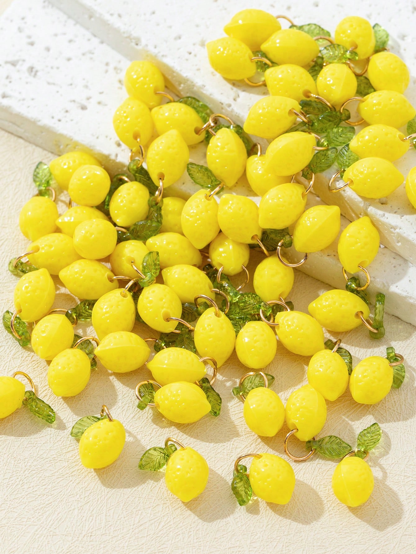10Pcs 3D Lemon Resin Charms Pe - đánh giá và giá Resin Art Materials Kit