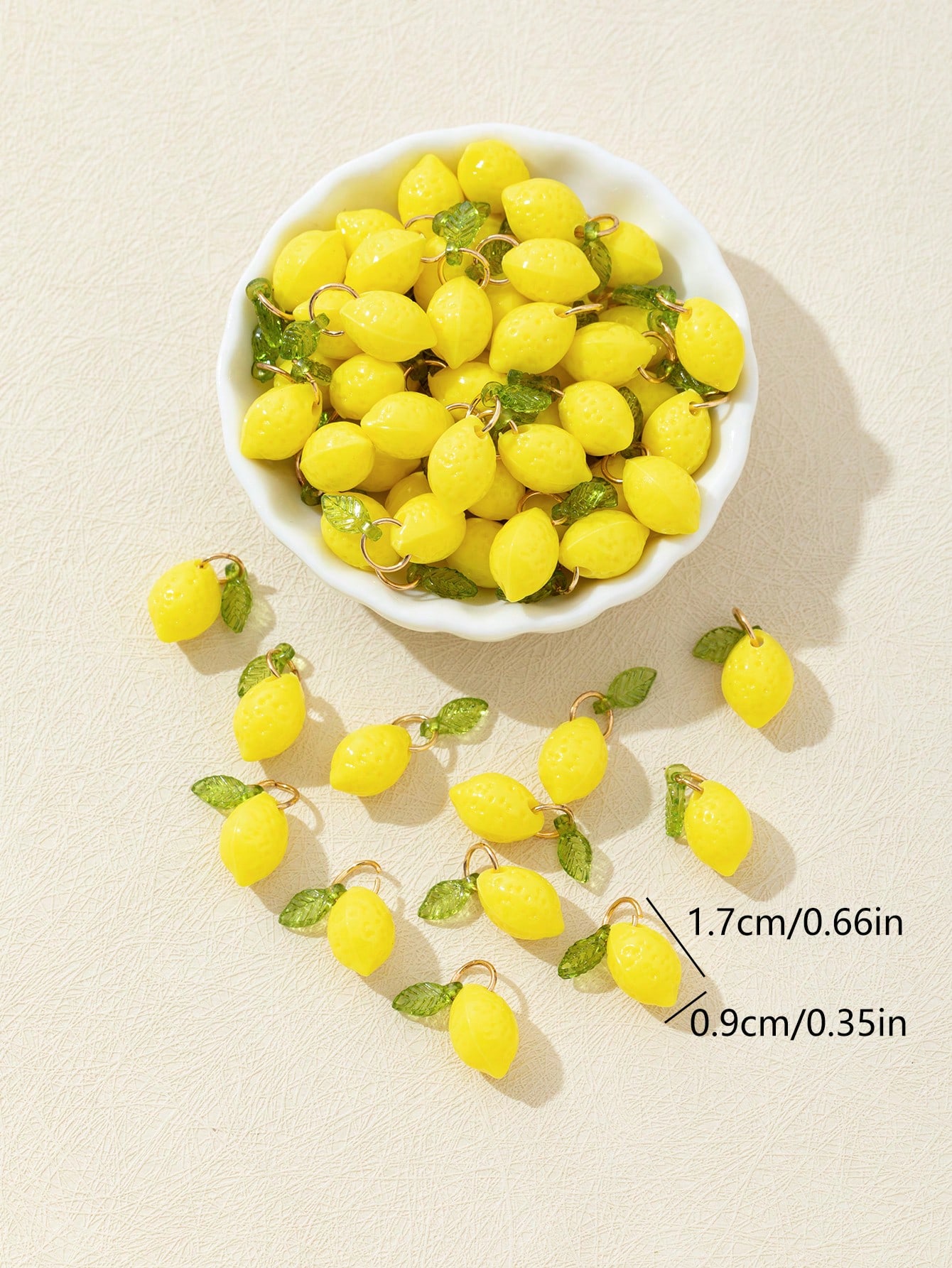 10Pcs 3D Lemon Resin Charms Pe - đánh giá và giá Resin Art Materials Kit