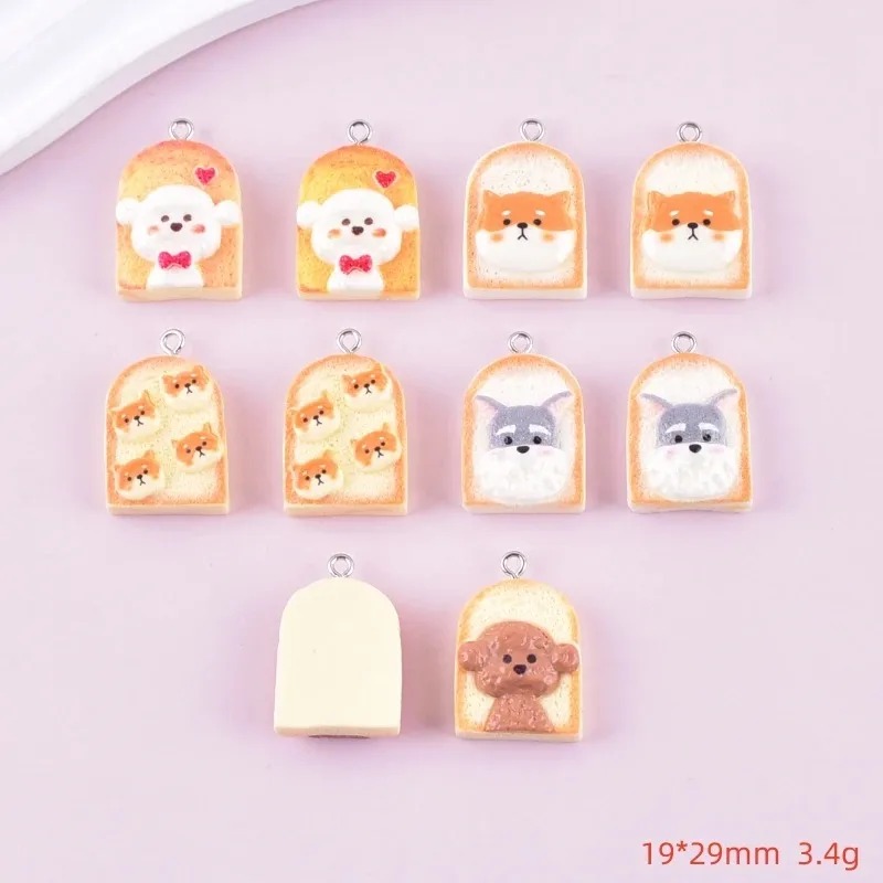 10Pcs Cute Toast Dog Resin Pen - đánh giá và giá Resin Art Materials Kit
