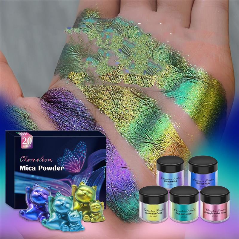 3g Chameleon Mica Powder Epoxy - đánh giá và giá Resin Art Materials Kit