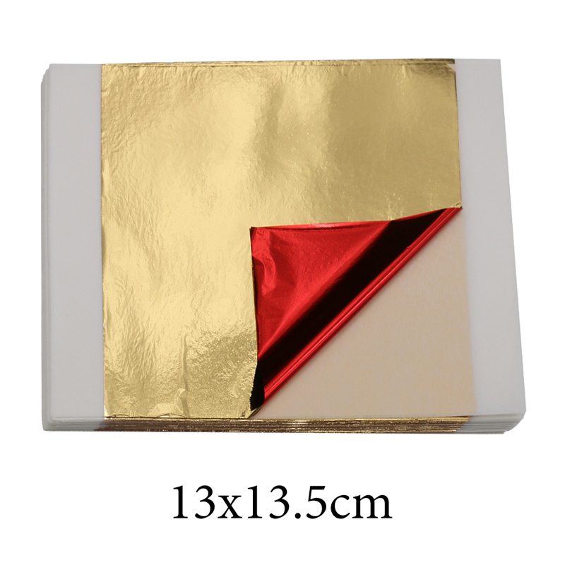 100pcs Imitation Gold Leaf Foi - đánh giá và giá Resin Art For Anniversary Gift