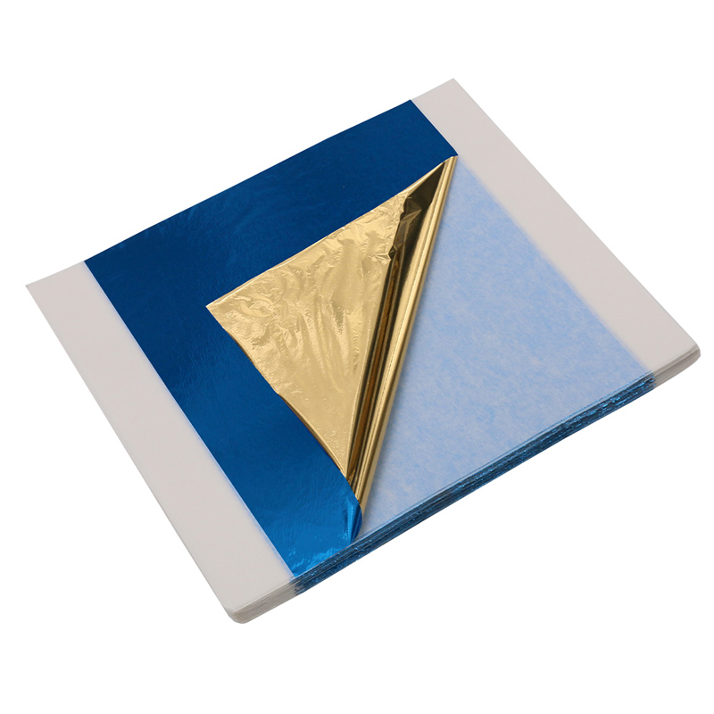 100pcs Imitation Gold Leaf Foi - đánh giá và giá Resin Art For Anniversary Gift