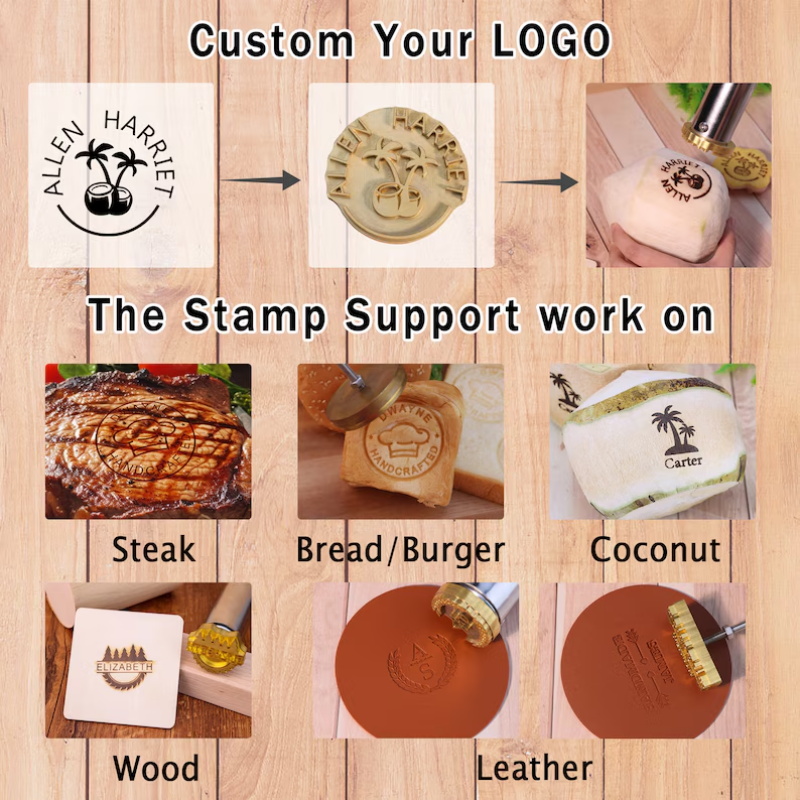 Custom Branding Iron Stamp DIY - đánh giá và giá Resin Art Logo