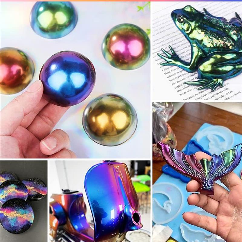 3g Mirror Chameleons Resin Pig - đánh giá và giá Resin Art Materials Kit