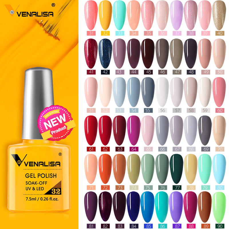 VENALISA Gel Móng Tay Ba Lan B - đánh giá và giá Glitter Powder Resin