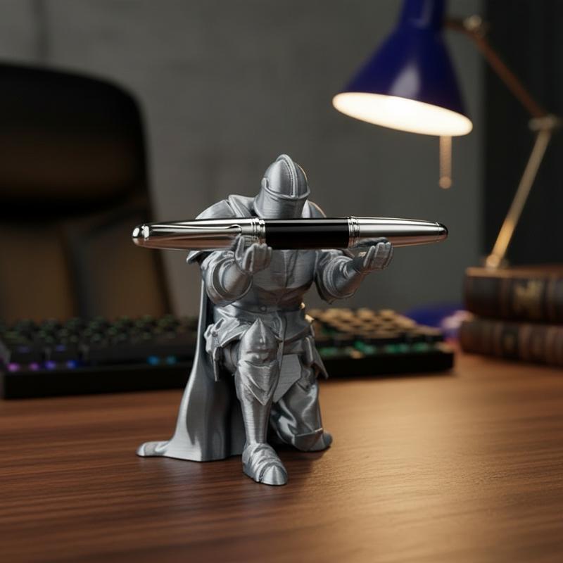 Knight Pen Holder Resin Mediev - đánh giá và giá Resin Art Pen