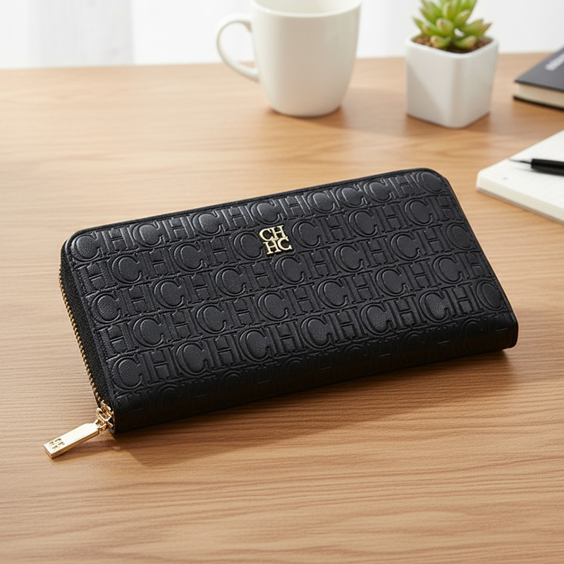 CH Elegant Embossed Zipper Wal - đánh giá và giá Resin Art Logo