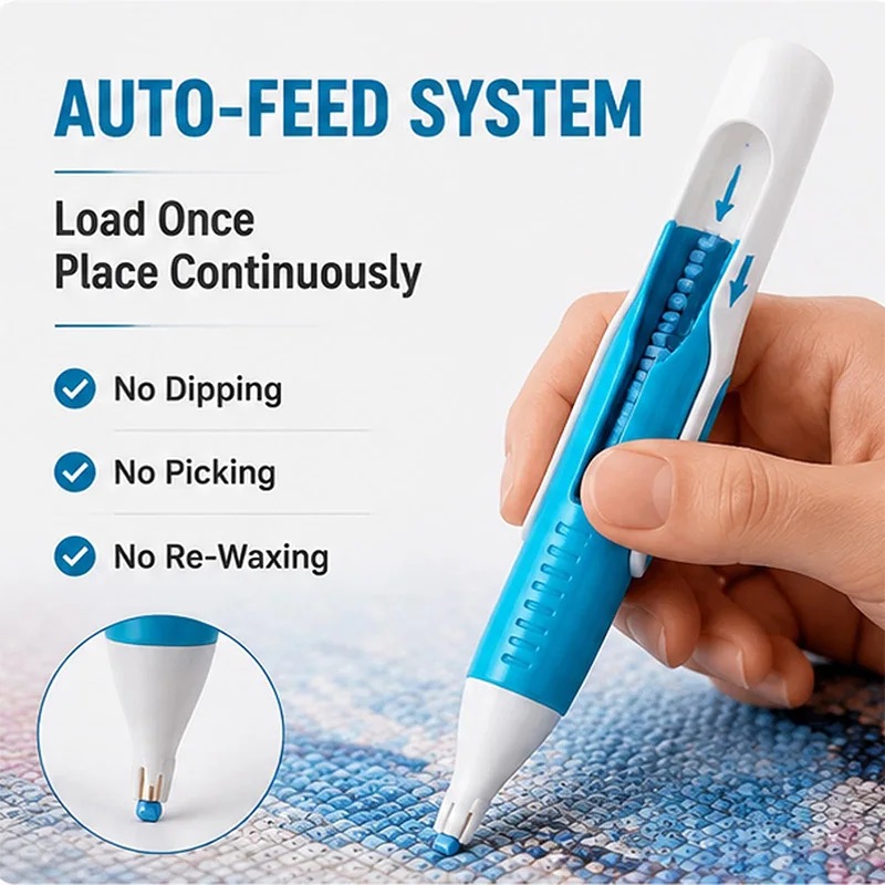 Automatic Diamond Painting Bea - đánh giá và giá Resin Art Pen