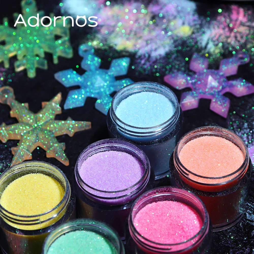 Iridescent Glitter Sugar Powde - đánh giá và giá Glitter Powder Resin