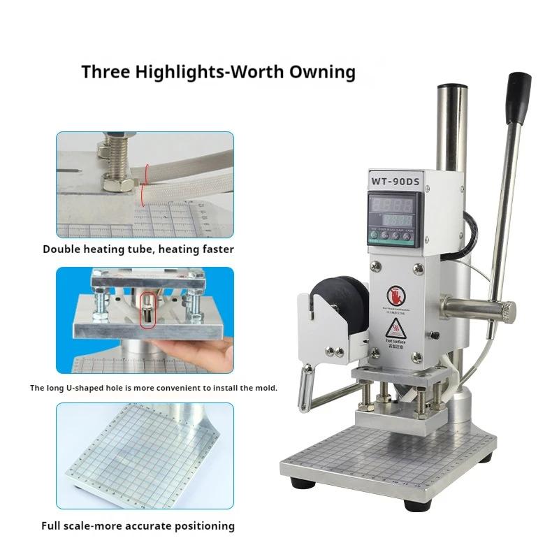 Hot Foil Stamping Machine 300W - đánh giá và giá Resin Art Logo
