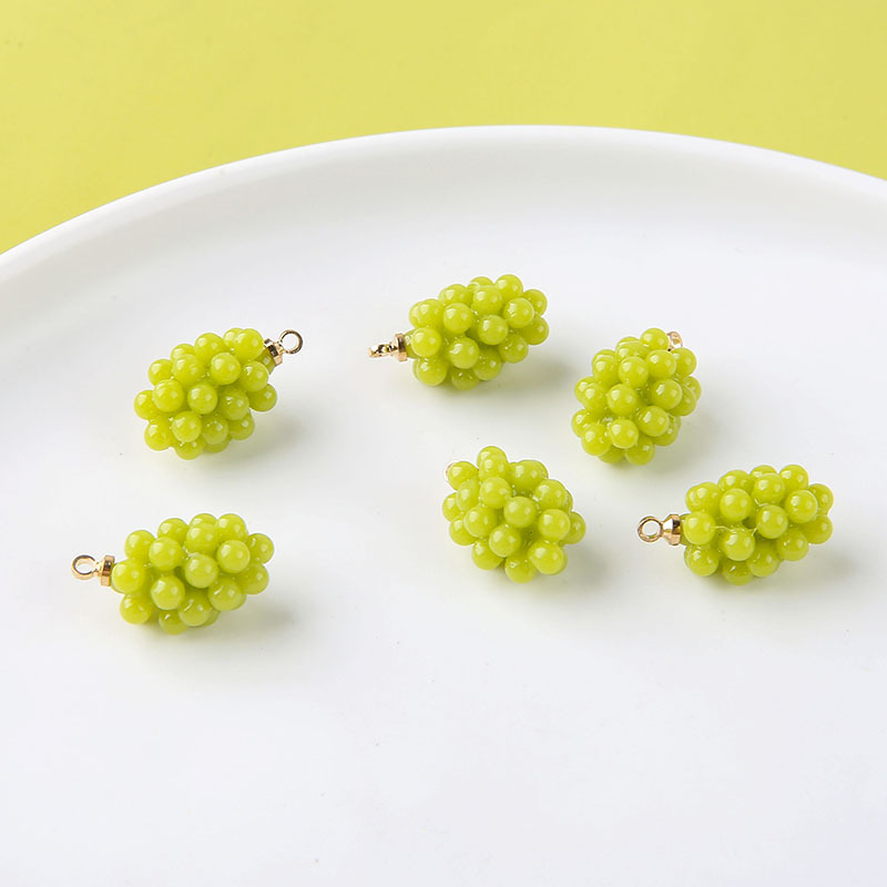 6pcs Cute Little Grapes Resin  - đánh giá và giá Resin Art Materials Kit