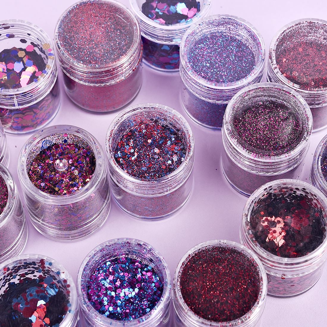 4/5 bottles Dreamlike Glitter  - đánh giá và giá Glitter Powder Resin
