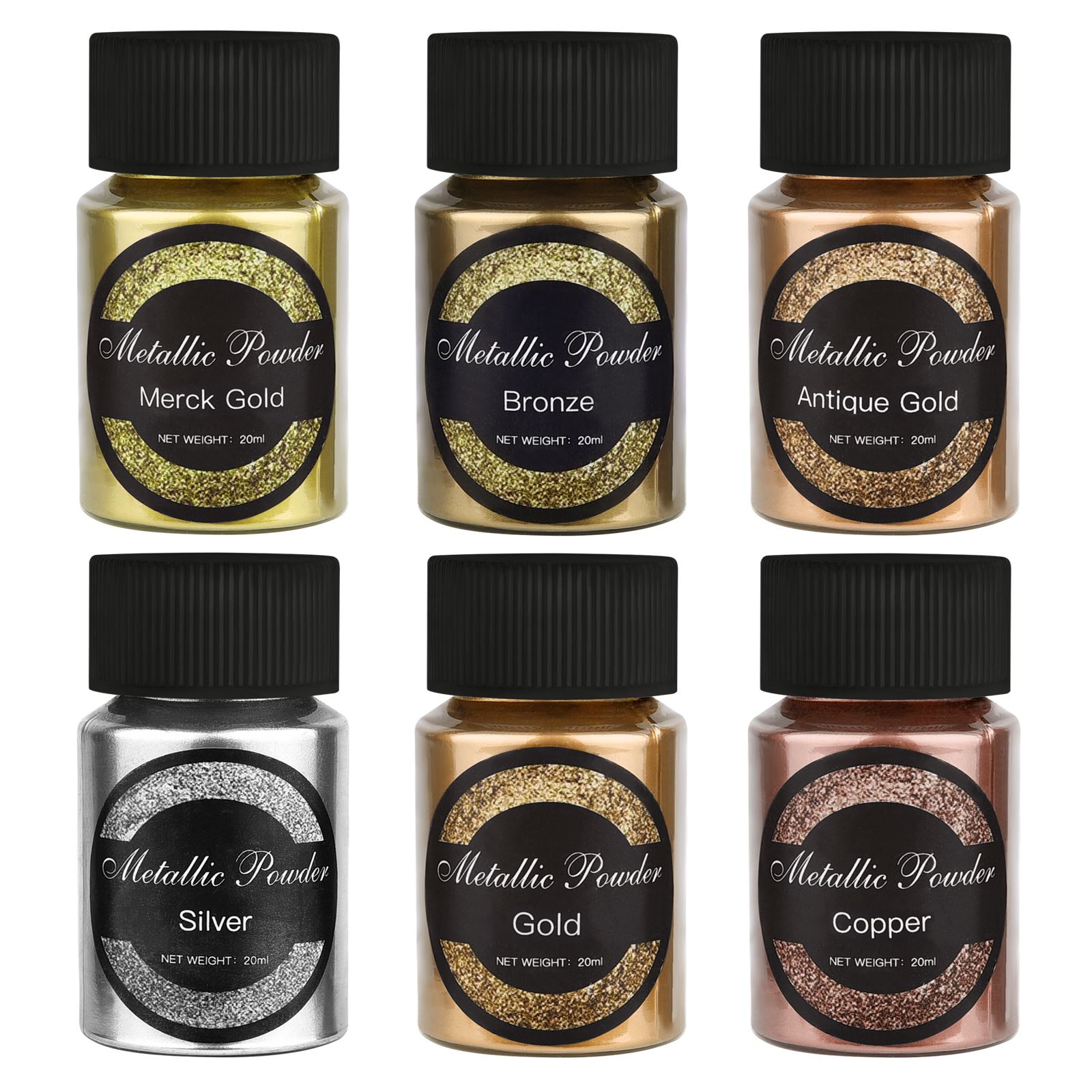 20ml/Bottle Metallic Glitter P - đánh giá và giá Glitter Powder Resin
