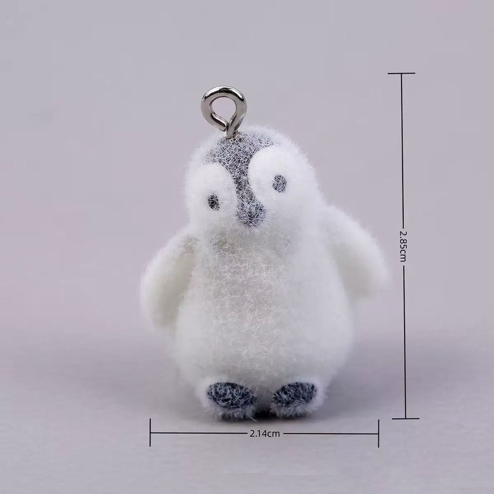 5pcs Flocking Small Penguin Re - đánh giá và giá Resin Art Materials Kit