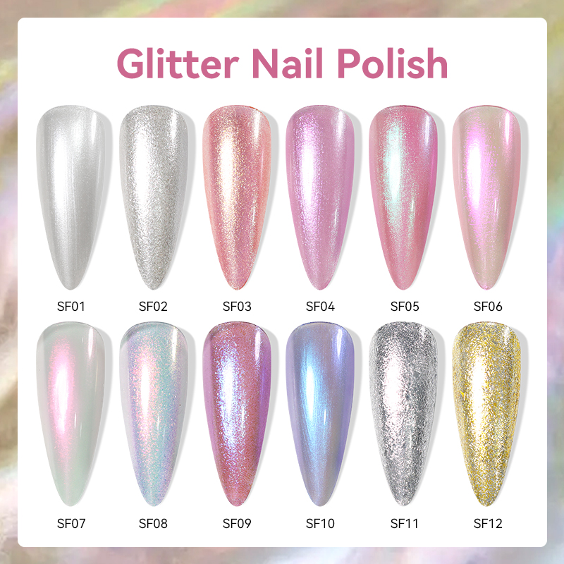 LILYCUTE 7ml 12 Colors Glitter - đánh giá và giá Glitter Powder Resin